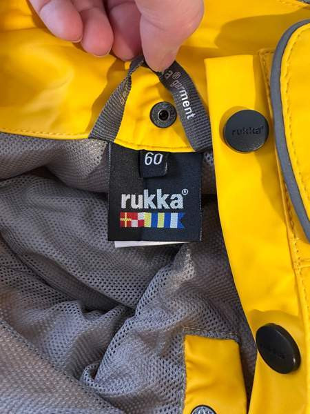 Rukka Stream koiran sadetakki keltainen Yloejaervi – foto 4