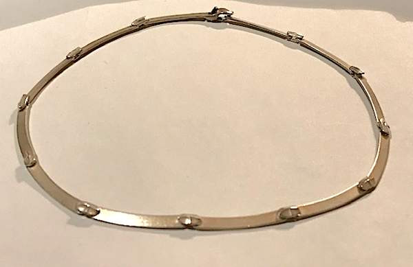 Lapponia Labyrintti-kaulakoru 39 cm hopeaa Lahti - valokuva 1