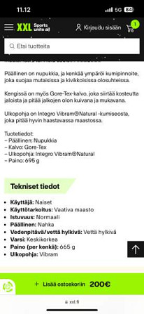 Vaelluskengät Vantaa – foto 3