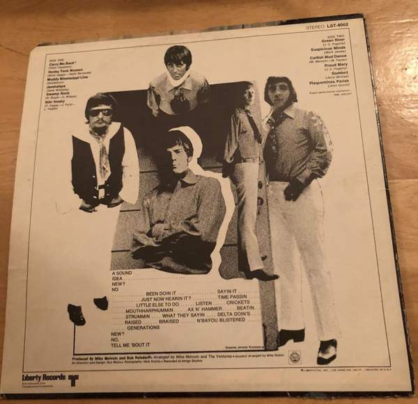 The Ventures Swamp Rock LP Vinyyli Joroinen - изображение 2