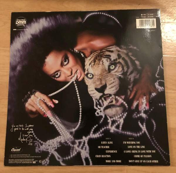 Diana Ross Eaten Alive LP Vinyyli Joroinen - photo 2
