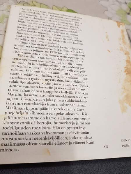 Saarelaistarinoita. Emil Elenius Salo – foto 2