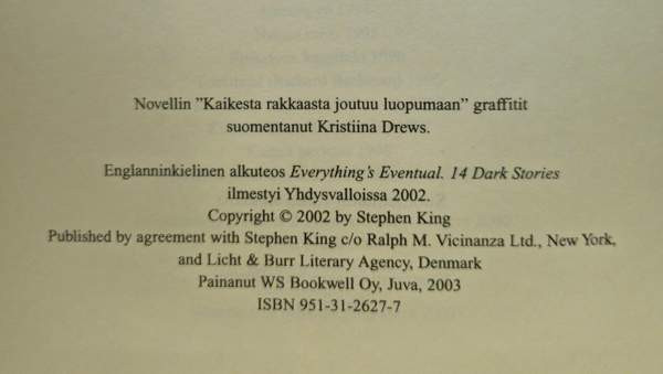 Stephen King: Maantievirus matkalla pohjoiseen Vantaa - photo 3