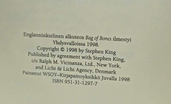 Stephen King: Kalpea aavistus Vantaa - photo 3