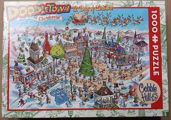 Cobble Hill, Doodle Town:12 days of christmas, 1000 palan palapeli Tuusula – foto 1