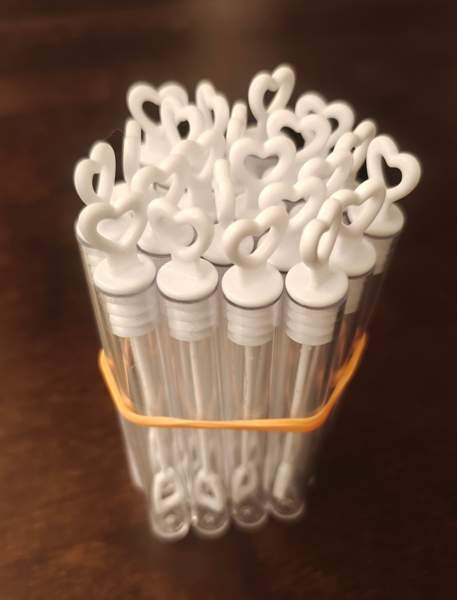 Sydän saippuakuplaputkilot, 22kpl Asikkala - photo 1