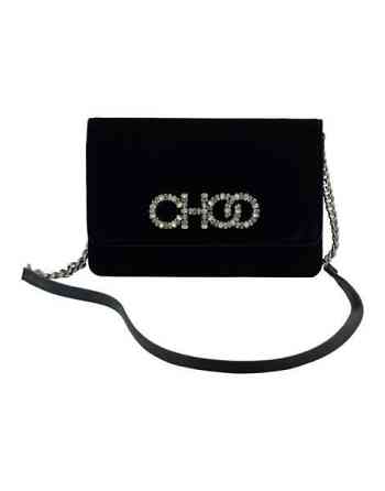 *UUSI* - Upea Jimmy Choo Kalina Crossbody Navy Blue - Satiinia ja nahkaa Helsinki