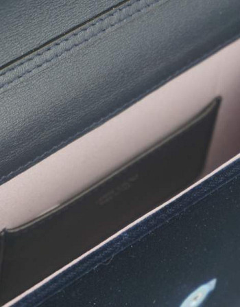 *UUSI* - Upea Jimmy Choo Kalina Crossbody Navy Blue - Satiinia ja nahkaa Helsinki - valokuva 4