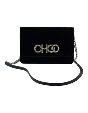 *UUSI* - Upea Jimmy Choo Kalina Crossbody Navy Blue - Satiinia ja nahkaa Helsinki - valokuva 1