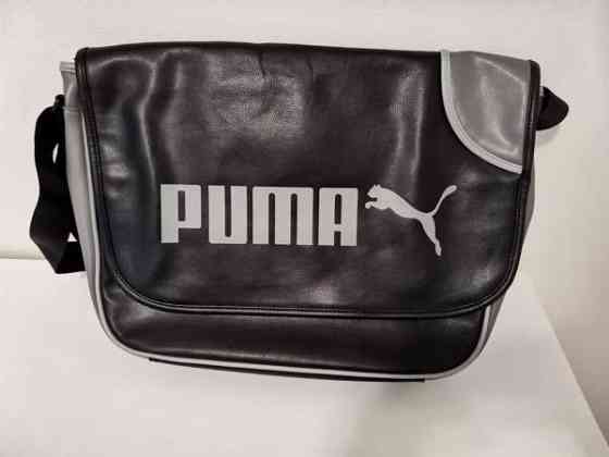 Puma musta nahkalaukku Seinaejoki