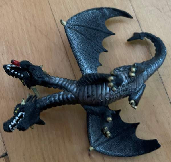 Bullyland kaksipäinen lohikäärme lelu figuuri Joroinen - photo 2