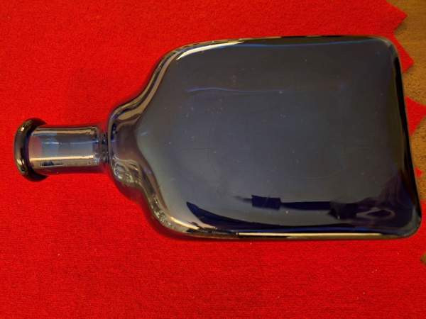 Sininen pullo muottiin puhallettu Saarijärvi - valokuva 1