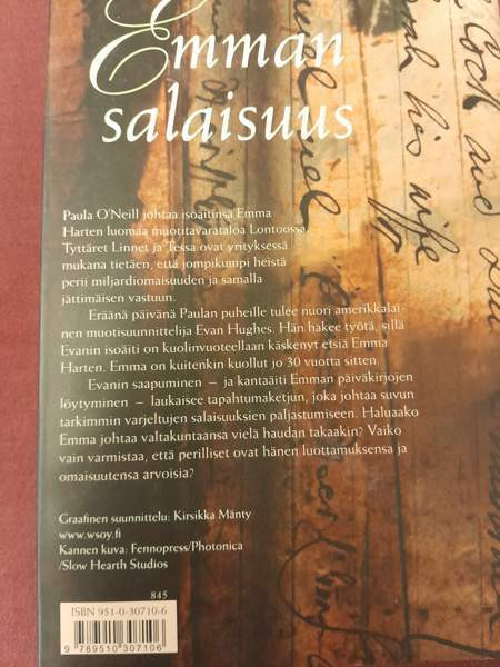 Barbara Taylor Bradford: Emman salaisuus Vantaa - photo 2