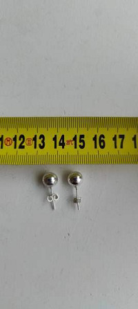 Sterling hopea pallo korvakoru 8mm Helsinki - photo 1