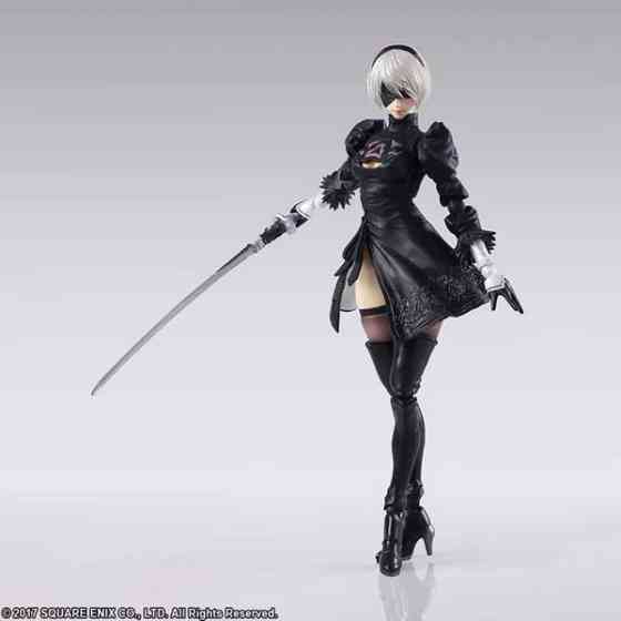 Nier:Automata 2B & Machine Lifeform - Square Enix Bring Arts Action Figure Set Вантаа