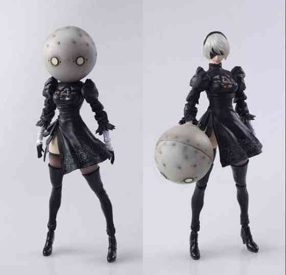 Nier:Automata 2B & Machine Lifeform - Square Enix Bring Arts Action Figure Set Вантаа