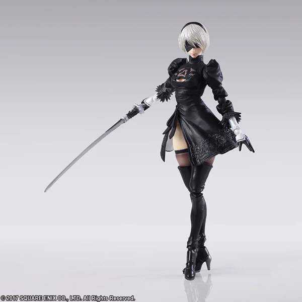 Nier:Automata 2B & Machine Lifeform - Square Enix Bring Arts Action Figure Set Вантаа - изображение 1
