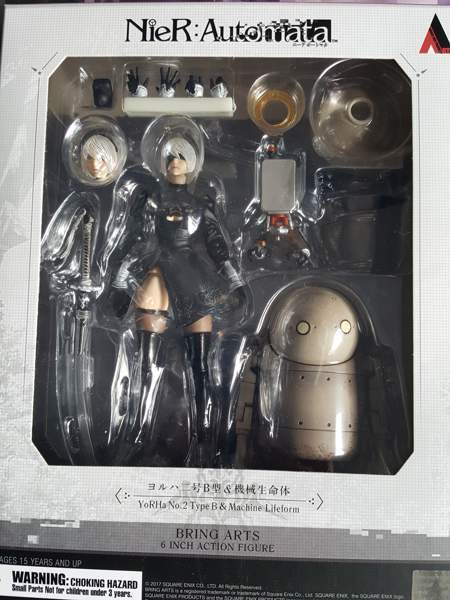 Nier:Automata 2B & Machine Lifeform - Square Enix Bring Arts Action Figure Set Вантаа - изображение 2