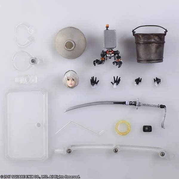 Nier:Automata 2B & Machine Lifeform - Square Enix Bring Arts Action Figure Set Вантаа - изображение 7