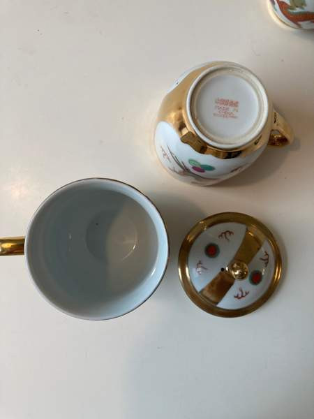 kiinalaiset kannelliset teekupit, 4 kpl Jyvaeskylae – foto 3