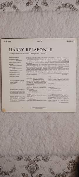 Harry Belafonte, LP-levy Jaervenpaeae – foto 2