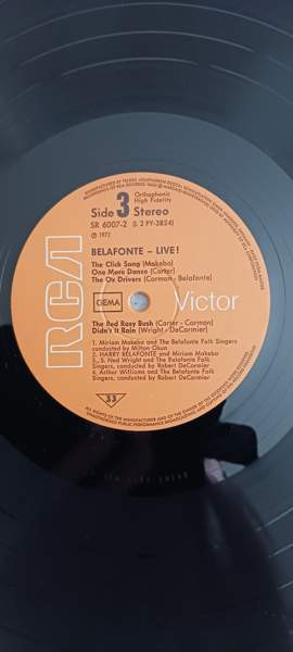 Harry Belafonte, tupla LP-levy Jaervenpaeae - photo 5