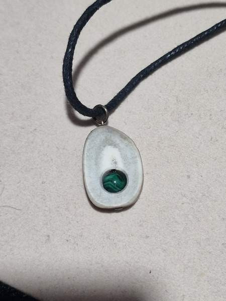 Poronluu malakiitti kaulakoru Kemijärvi - valokuva 2