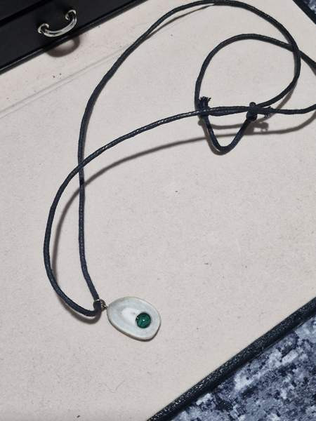Poronluu malakiitti kaulakoru Kemijärvi - valokuva 1