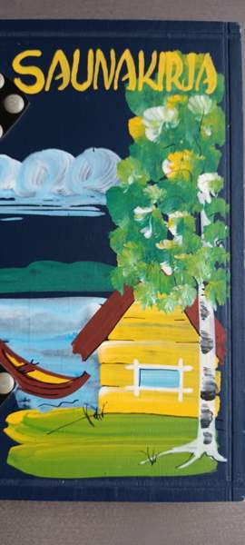 Saunakirja: puiset, paksut kannet Joensuu – foto 1