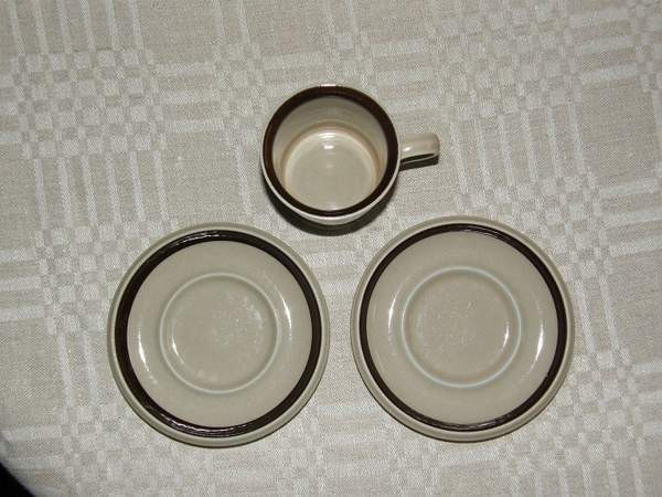 Arabia, RUIJA kahvikuppipari + 1 aluslautanen Imatra – foto 3