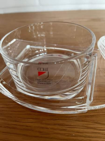 Parmesaanille tarjoiluastia - kristallia Nokia - valokuva 2