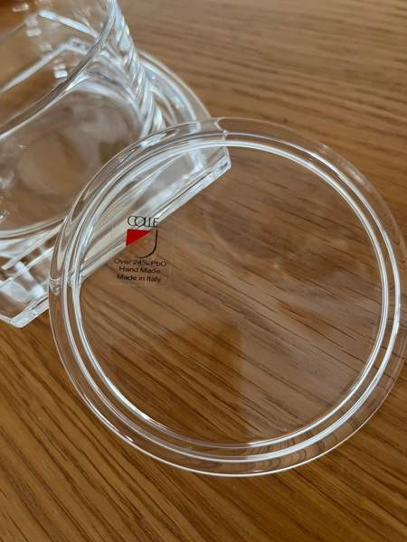 Parmesaanille tarjoiluastia - kristallia Nokia - valokuva 4