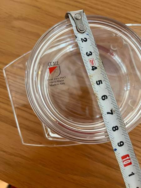 Parmesaanille tarjoiluastia - kristallia Nokia - valokuva 5