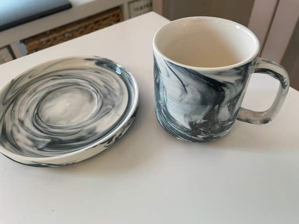 Tyylikäs, lähes käyttämätön kuuden hengen kahviastiasto Helsinki - изображение 2