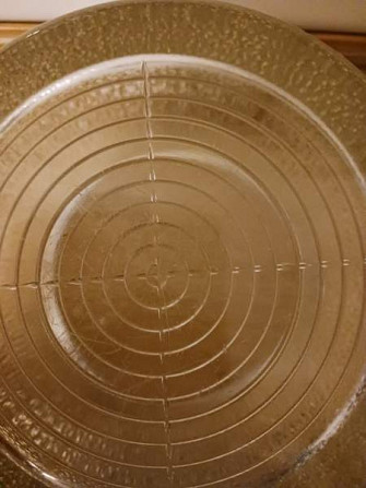 VINTAGE Karkkiskoli, 1,3kg painava h.14cm k. 8cm taidelasi, pientä vikaa Turku - valokuva 3