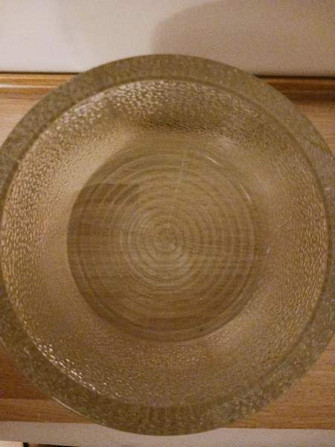 VINTAGE Karkkiskoli, 1,3kg painava h.14cm k. 8cm taidelasi, pientä vikaa Turku - valokuva 6