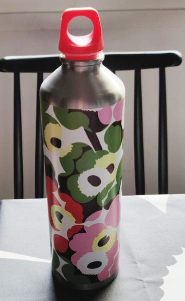 Marimekko / Uniqlo juomapullo, Unikko, termospullo, pullo Espoo - photo 1
