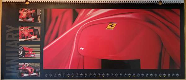 grid 2001 Ferrari -seinäkalenteri Nokia – foto 2