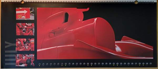 grid 2001 Ferrari -seinäkalenteri Nokia – foto 8