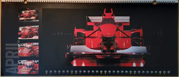 grid 2001 Ferrari -seinäkalenteri Nokia - photo 5