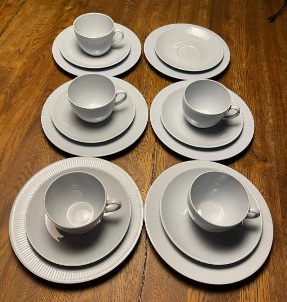 Arabia Sointu 5kpl kahvisetti vaaleansininen Lohja - valokuva 1
