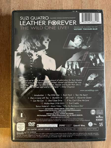 Suzi Quatro(leather Forever) dvd. Riihimaeki - photo 2