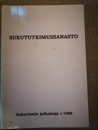 Sukututkimussanasto Haemeenlinna - photo 1