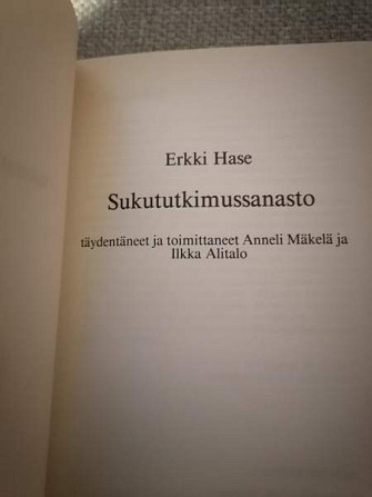 Sukututkimussanasto Haemeenlinna - photo 2