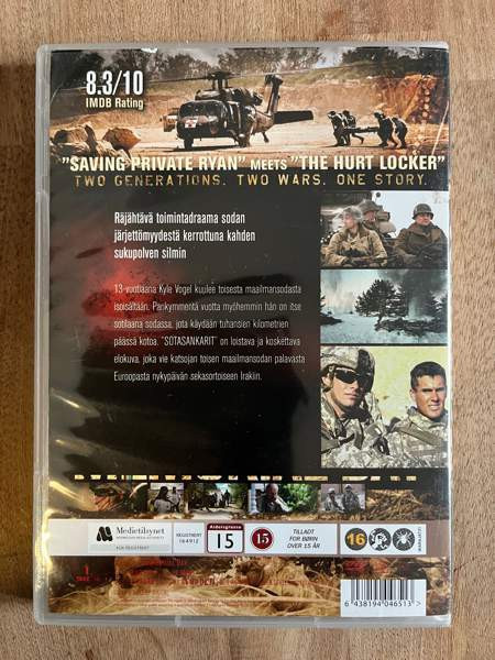 Sotasankarit. dvd-kuva Riihimaeki - photo 3