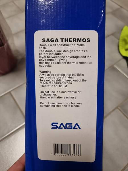 Käyttämätön Saga termospullo Naantali - photo 2