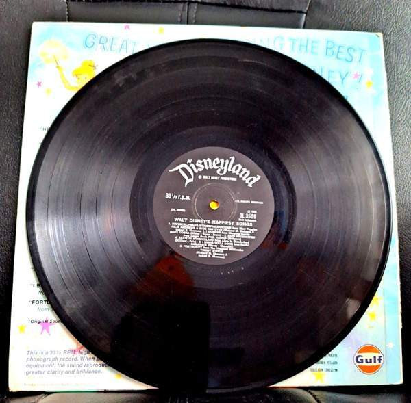 Myydään Walt Disney's Happiest songs lp Tyrnävä - valokuva 5