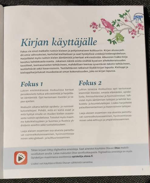 Fokus 1-2 (LOPS21), ISBN: 9789511363828 Oulu – foto 3