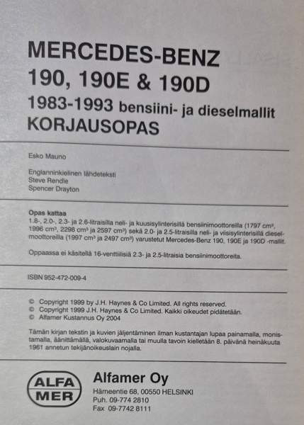 Mercedes-Benz, korjausopas Kontiolahti - valokuva 8