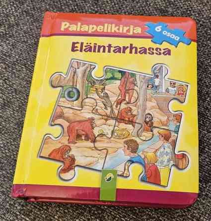 Eläintarha palapelikirja (sis. 6 eri palapeliä), 3+ Espoo